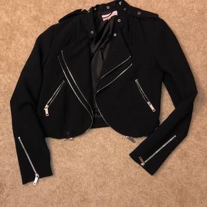 Black zipper jacket